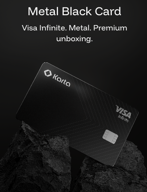 Tarjeta Karta Metal Black Visa Infinite