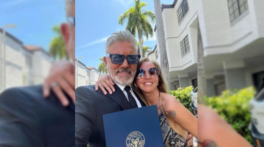 TN: La emoción de Nazarena Nobile por el reconocimiento que recibió su esposo Marcelo Schamy en Estados Unidos